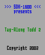 Tag-Along Todd #2: Title Screen